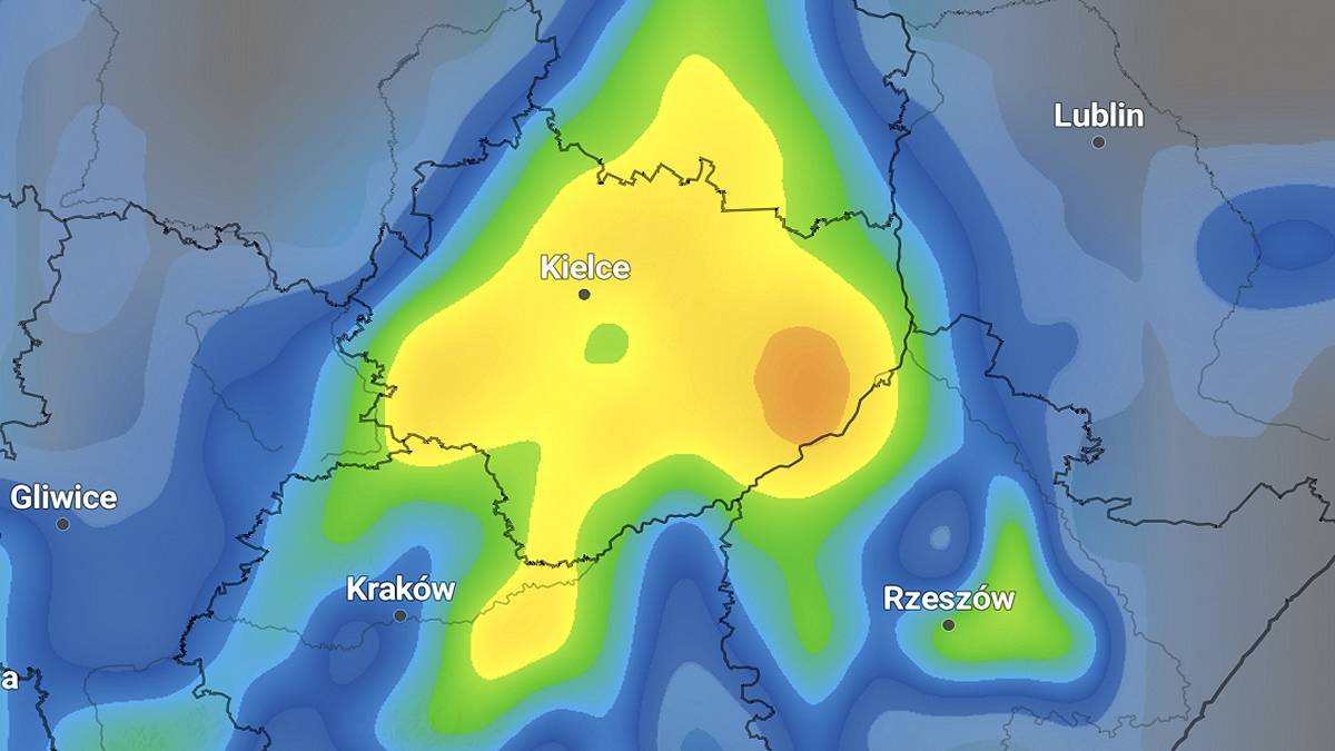 Mezoskalowy Układ Konwekcyjny (MCS) na radarze. Fot. imweather.com