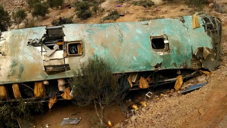35 osób zginęło w wypadku autobusu w Peru