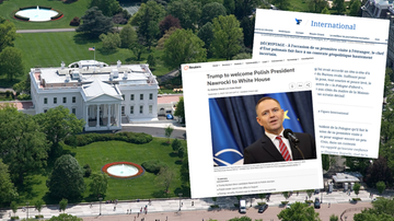 "Demonstracja ideologicznej spójności". Światowe media o wizycie Nawrockiego w USA