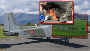 Katastrofa samolotów wojskowych we Włoszech. Jeden spadł na teren zabudowany