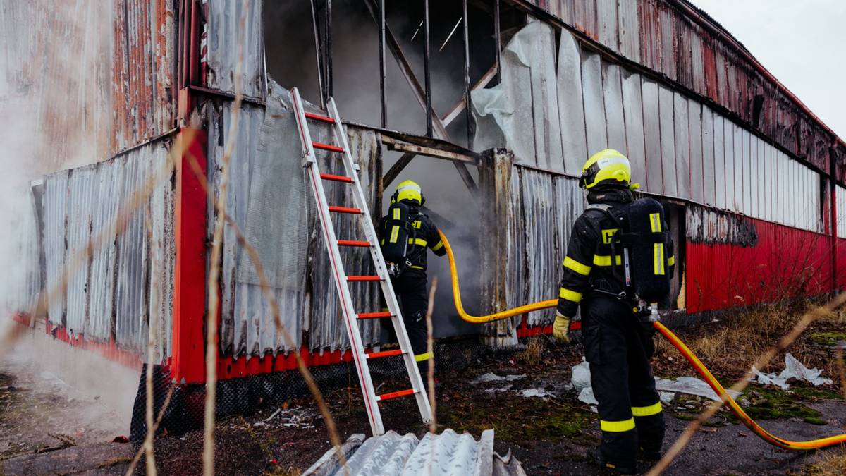  Polak podejrzany o podpalenie hali. Wszystko jest zniszczone