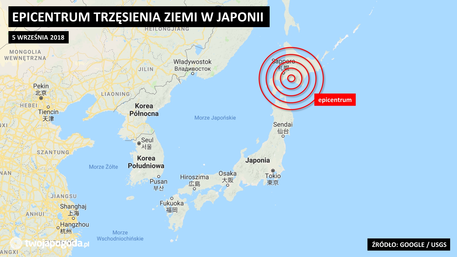 Trzęsienie ziemi w Japonii