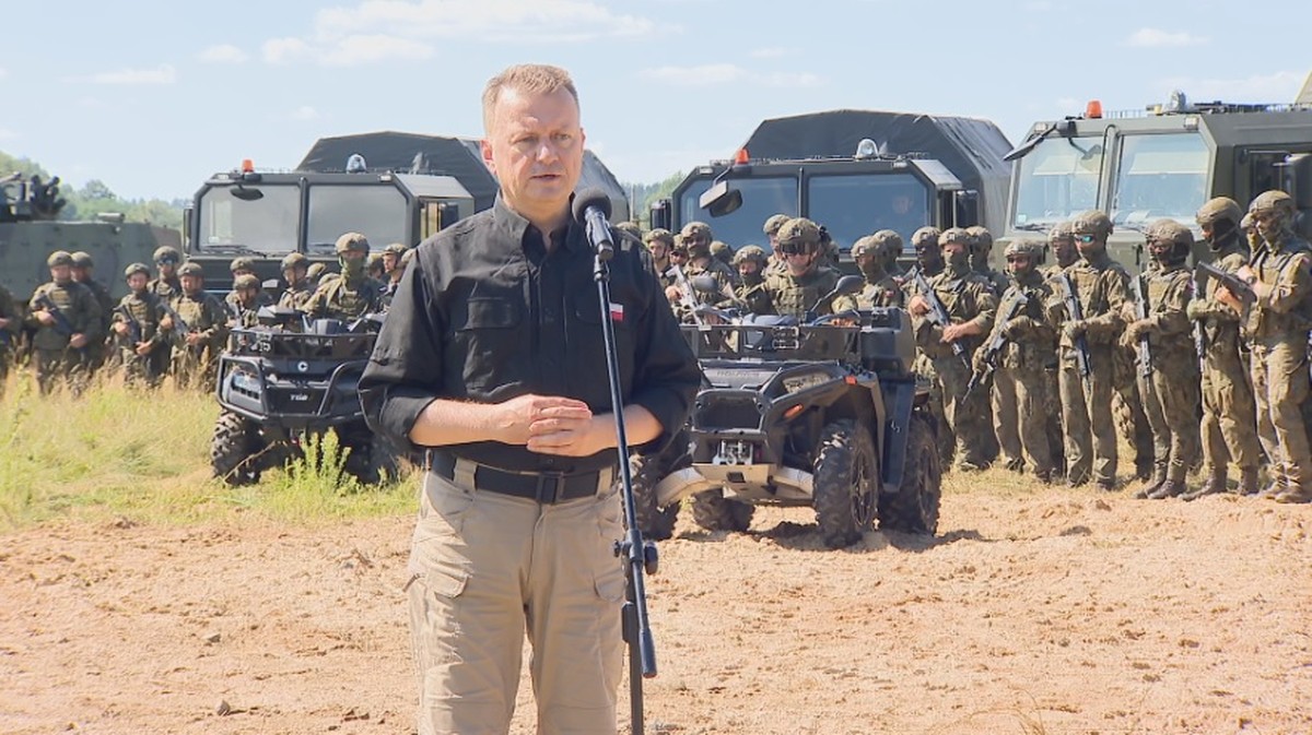 Szef MON Mariusz Błaszczak podjął decyzję. Nowe wojskowe zgrupowanie na granicy