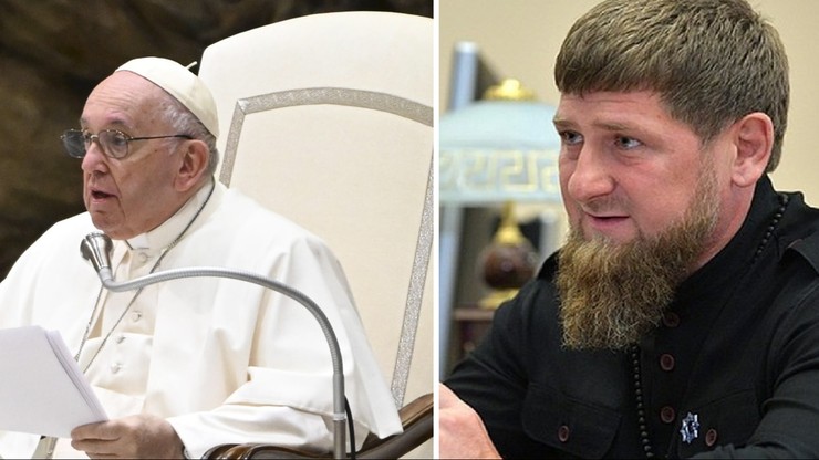 Przywódca Czeczenii odpowiedział na słowa Franciszka. "Papież padł ofiarą propagandy"
