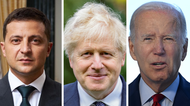Sondaż: Zełenski, Biden i Johnson liderami zaufania wśród polityków zagranicznych