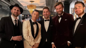 Lewandowski na jednej imprezie z siatkarskim mistrzem świata! Tak powitali Nowy Rok
