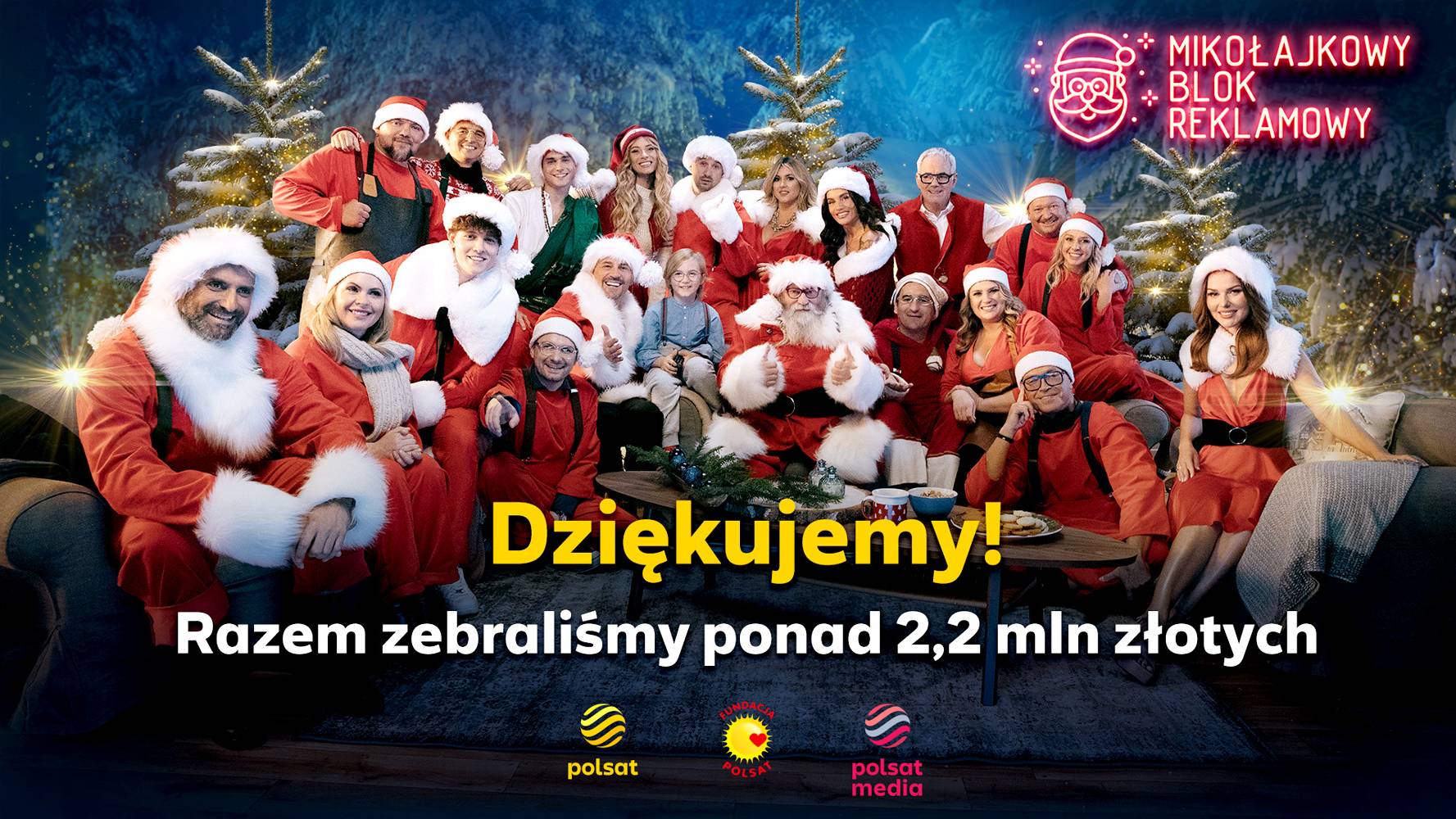 Mikołajkowy Blok Reklamowy 2023. Ponad 2,2 mln złotych! - Polsat.pl