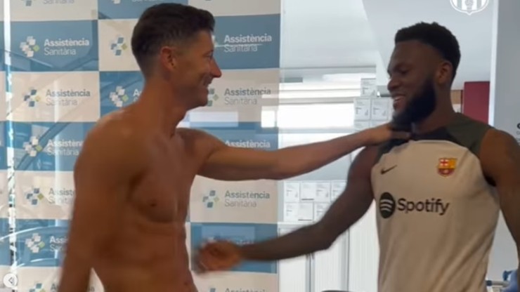 Robert Lewandowski i Franck Kessie