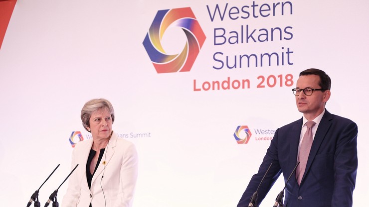 Premier Mateusz Morawiecki spotkał się z szefową brytyjskiego rządu