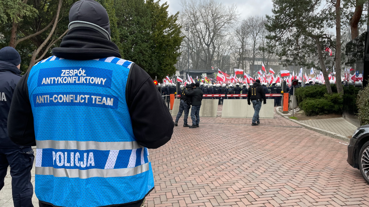 Warszawa. Protestujący rolnicy wtargnęli na teren Sejmu