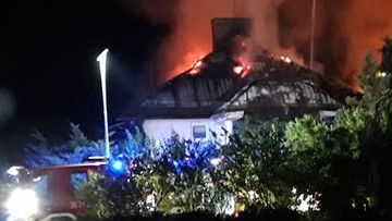 Pożar w Domu Pomocy Społecznej w Miszewie Murowanym pod Płockiem