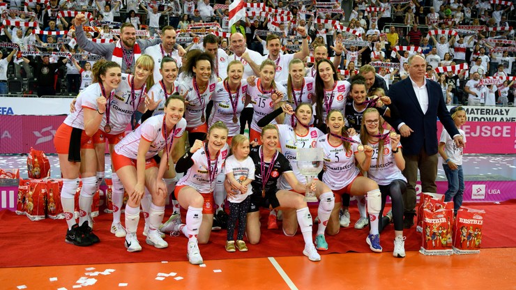 Siatkarki ŁKS Commercecon Łódź z brązowym medalem Tauron Ligi 2022