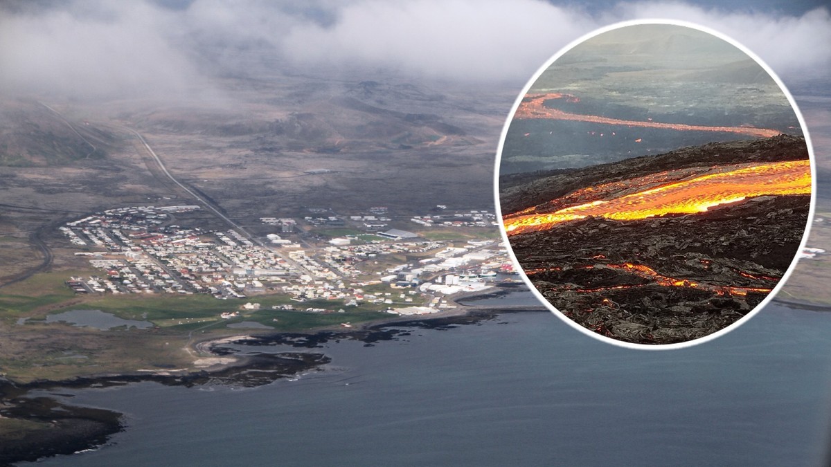 Islandia. Ewakuacja miasta w związku z erupcją wulkanu