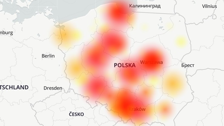 Poważna awaria internetu u jednego z dostawców. Dziesiątki tysięcy zgłoszeń z całej Polski