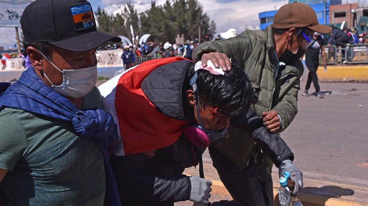 Peru: Antyrządowe protesty. Co najmniej 17 osób zginęło w starciach z policją