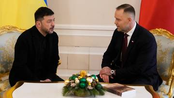 "Prowokacja, która się udała". Ekspert o geście Nawrockiego wobec Zełenskiego