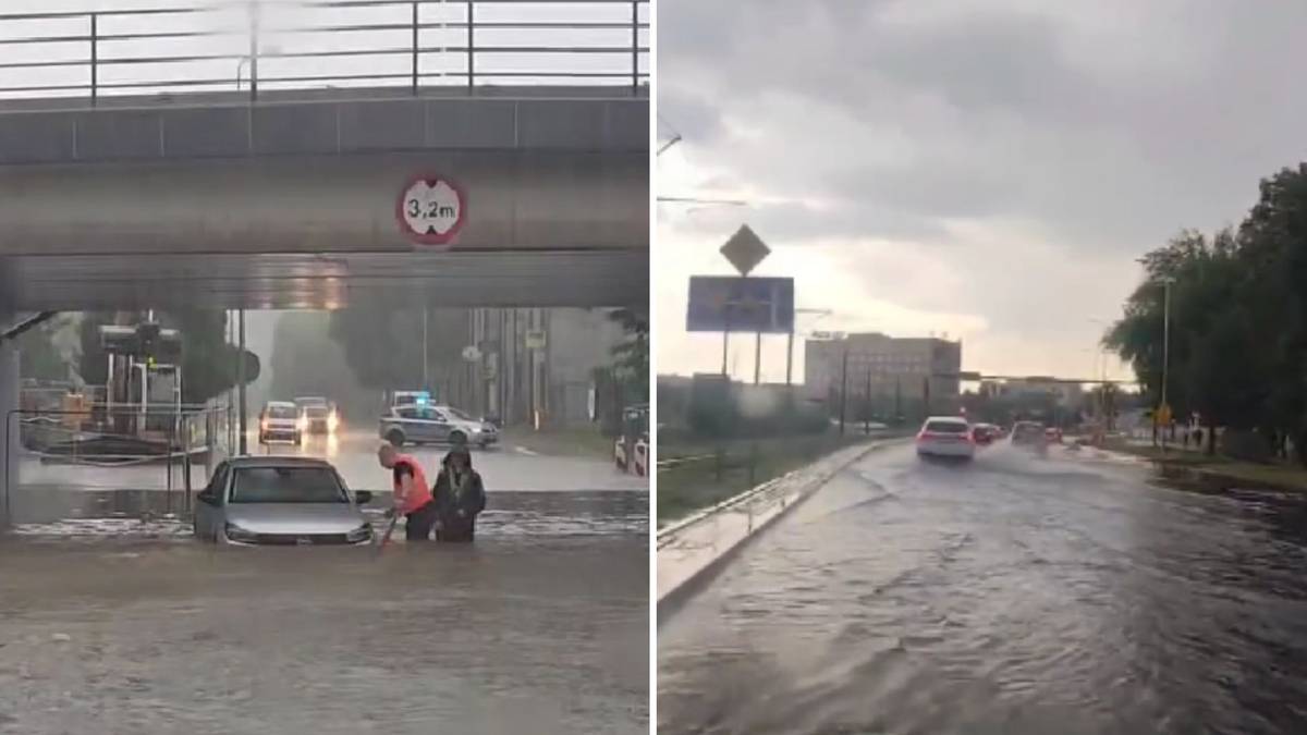 Zalane ulice, auta i piwnice. Skutki potężnych ulew
