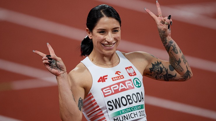 Ewa Swoboda - srebro ME 2022 (sztafeta 4x100m), złoto na Halowych ME 2019 (60m) 