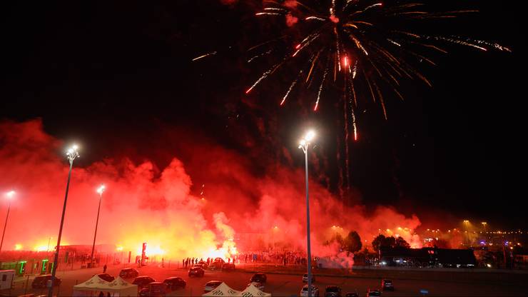 Kibice Lecha Poznań świętowali zdobycie mistrzostwa Polski
