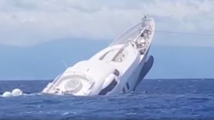 Włochy: Luksusowy jacht zatonął na Morzu Jońskim. Ewakuowano załogę