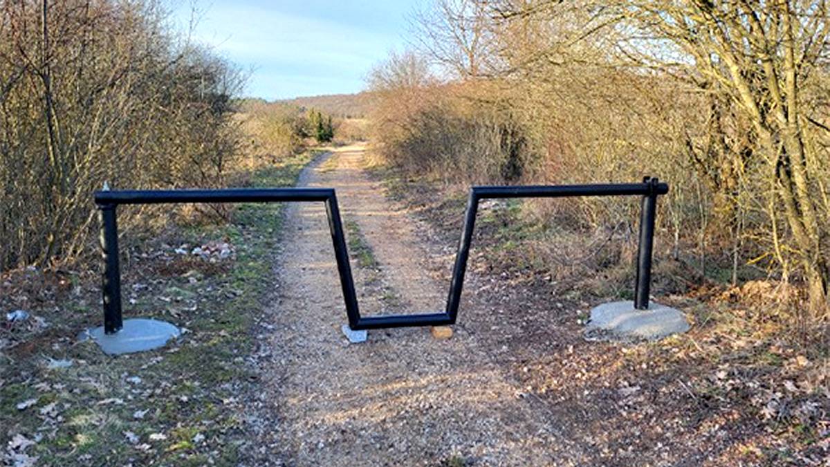 Takie szlabany mają na Słowacji. Fot. moldava.sk