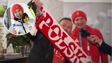Małysz w szampańskim nastroju po medalu Tomasiaka! Przerwał wywiad Maciusiaka