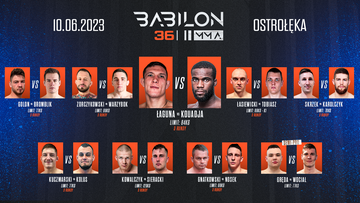 Babilon MMA 36. Pełna karta walk