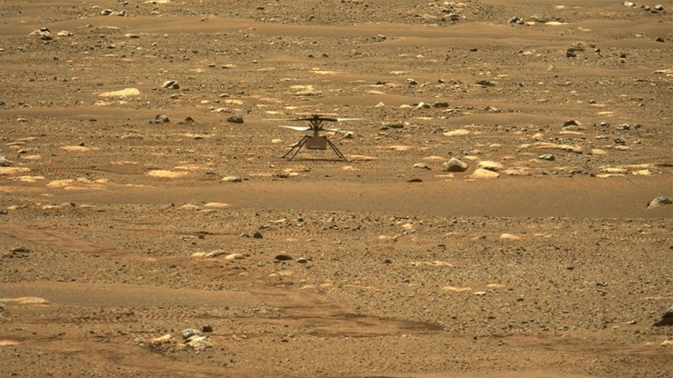 Dron Ingenuity w atmosferze Marsa. To pierwszy taki lot w historii