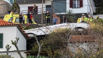 Madera: co najmniej 28 ofiar wypadku autobusu z turystami