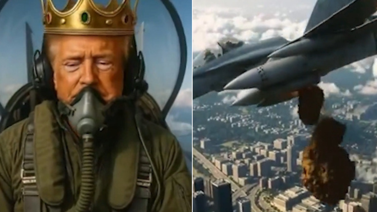 Trump znów wykorzystał AI. Na nowym nagraniu bombarduje protestujących