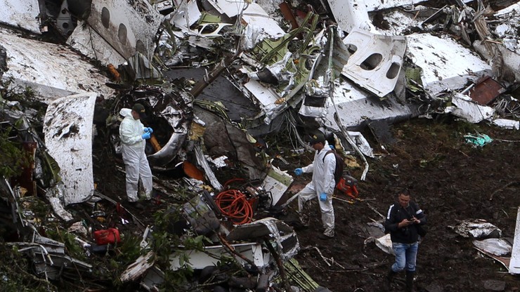 Kolumbia: znaleziono czarne skrzynki rozbitego samolotu