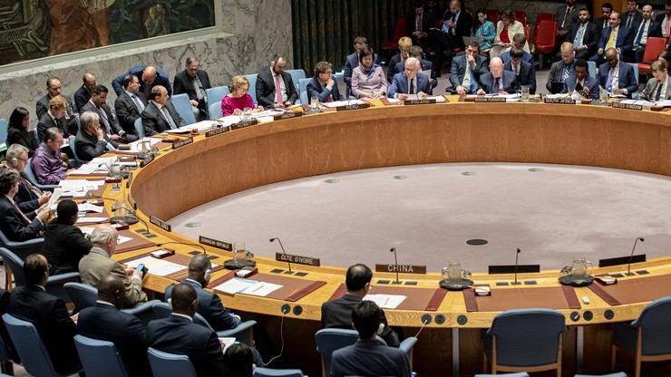 Wojna w Ukrainie. Rada Bezpieczeństwa ONZ odrzuciła rezolucję Rosji o ochronie ludności na Ukrainie