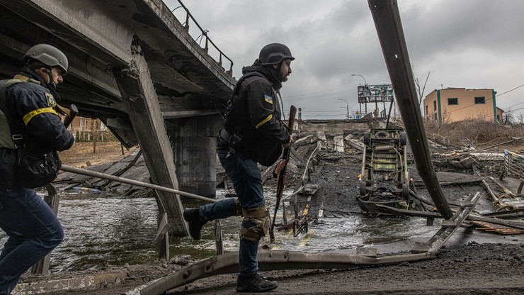 Ukraińska armia: Rosjanie chcą zdobyć elektrownię wodną na Dnieprze