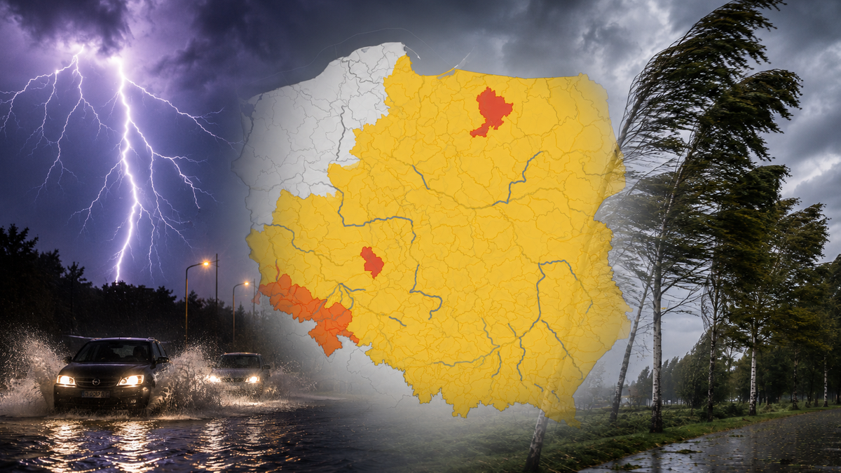 Silne burze i ulewy uderzają w Polskę. Niemal 2 tysiące interwencji, a to nie koniec