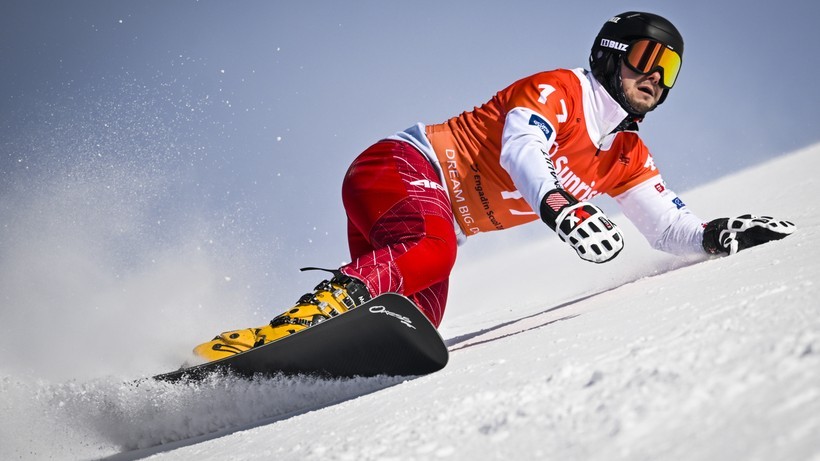 PŚ w snowboardzie: Oskar Kwiatkowski czwarty w slalomie