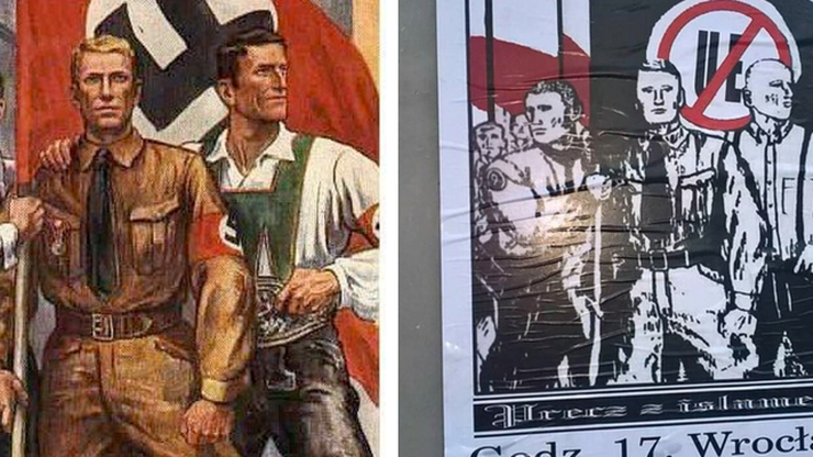 Narodowcy zapraszają na marsz za pomocą przeróbki nazistowskiego plakatu