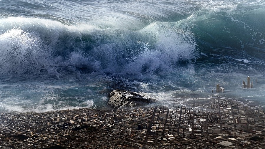 Tsunami zagraża popularnym kurortom. Fot. Pixabay.