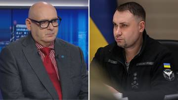 Dwa portrety, po lewej mężczyzna w garniturze i okularach, po prawej mężczyzna w ciemnej kurtce z naszywkami.