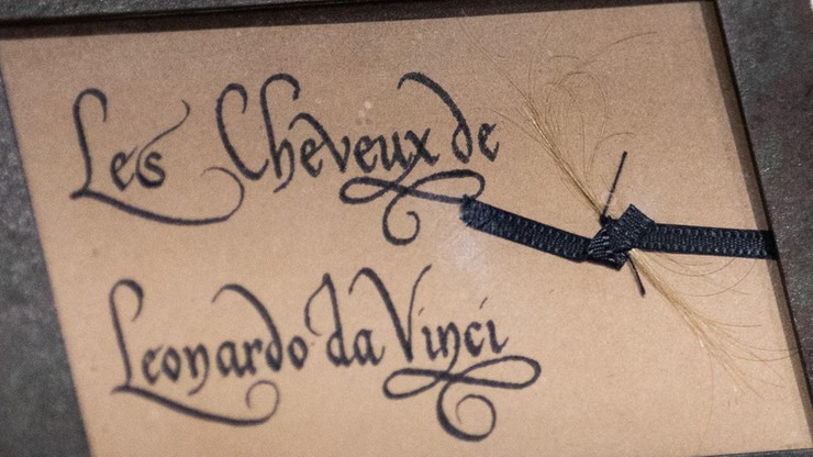 Domniemane włosy Leonarda da Vinci zaprezentowane w 500-lecie jego śmierci