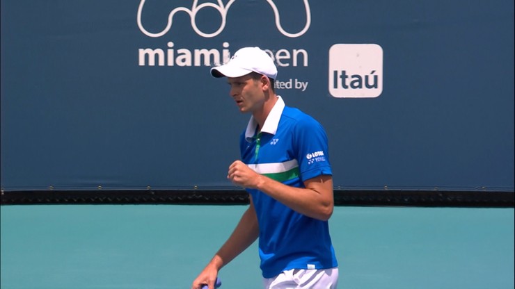 ATP w Miami: Hubert Hurkacz w kolejnej rundzie