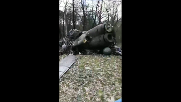 Ukraińcy zestrzelili rosyjski helikopter Mi-35