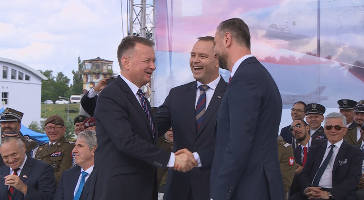 Nawrocki dziękował Błaszczakowi. Potem przywołał Kosiniaka-Kamysza