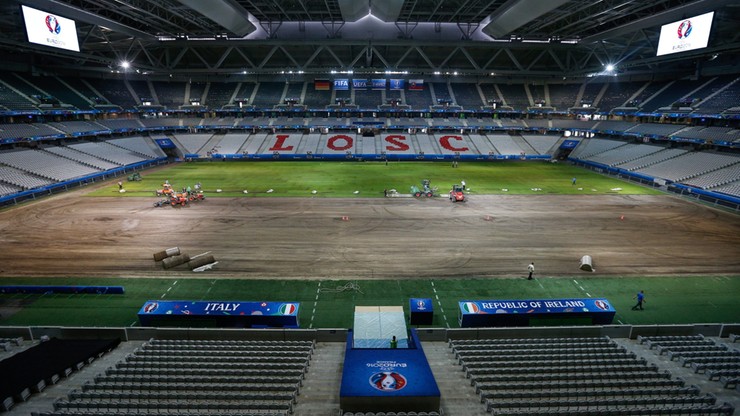 Euro 2016: Murawa na stadionie w Lille została wymieniona