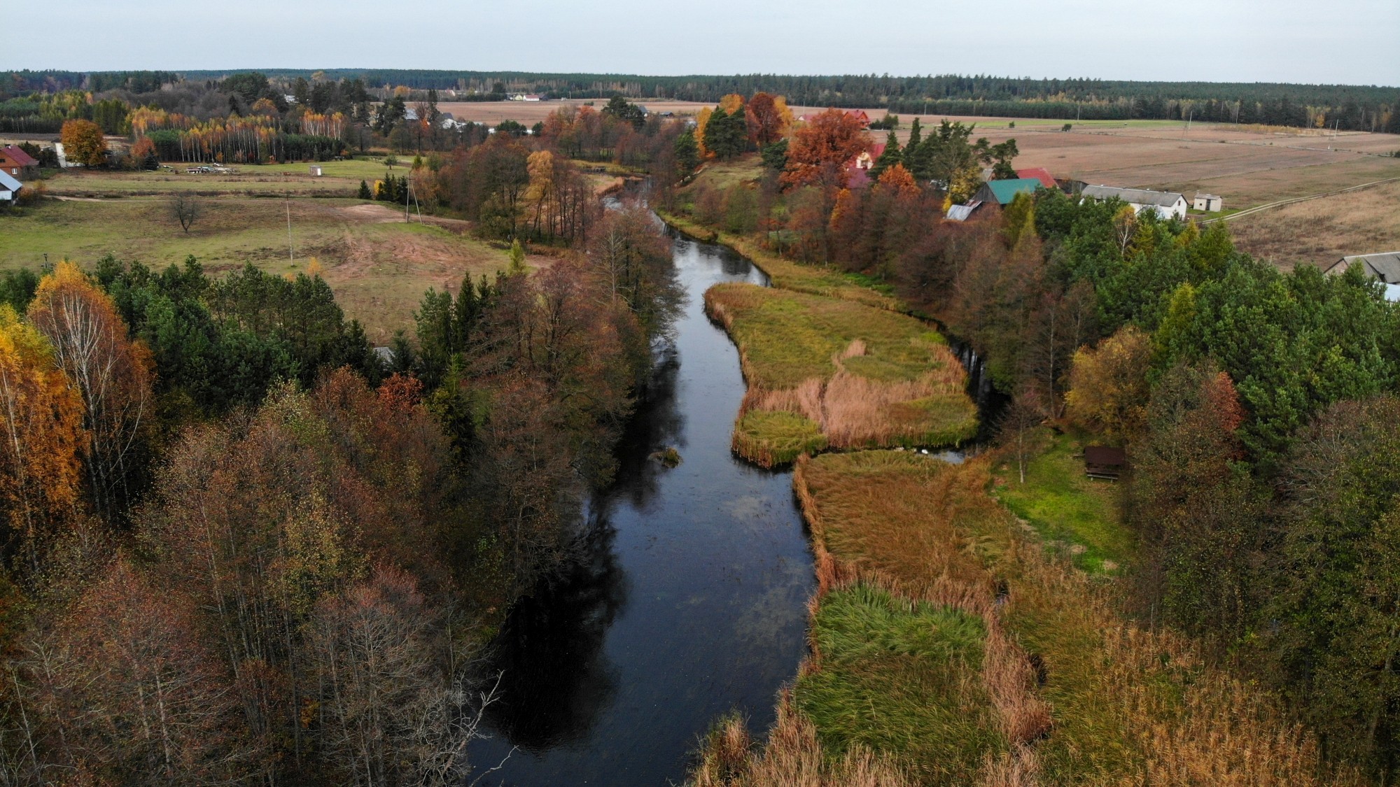 Jesień na nizinach z lotu ptaka - zdjęcie 33