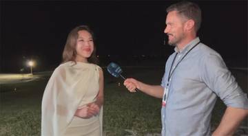 - Sławosz jest teraz bardzo szczęśliwy. Obserwowałam jego twarz, widać tam było ogromną radość - zaznaczyła ż