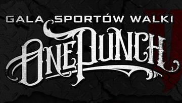 Plakat Gali Sport&oacute;w Walki "One Punch" z datą 23.01.2026 i miejscem Piotrk&oacute; w Trybunalskim, prezentujący grupę zawodnik&oacute;w.