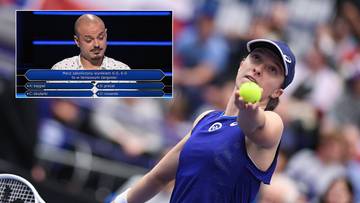 Uczestnik "Milionerów" poległ na pytaniu o tenis. Wszystko przez Igę Świątek?