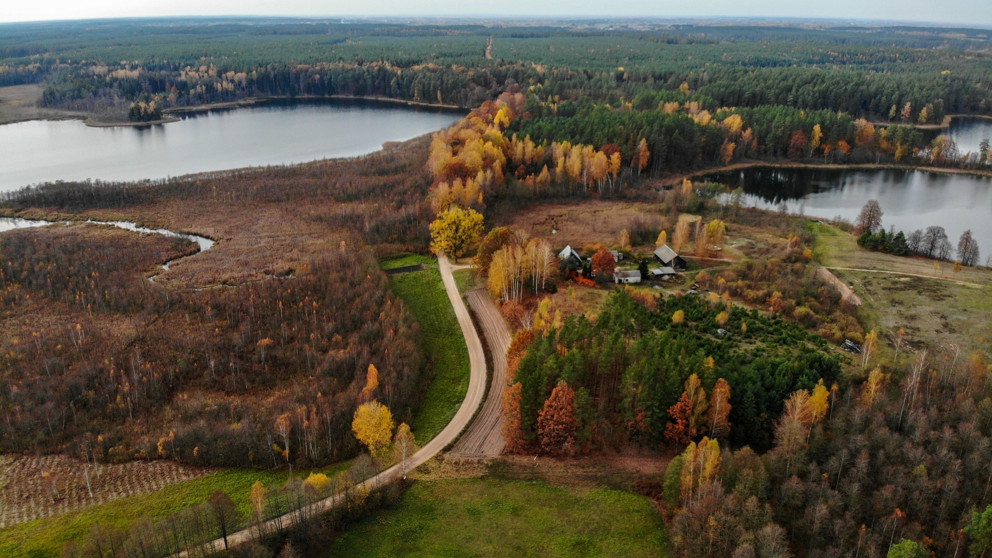 Jesień na nizinach z lotu ptaka - zdjęcie 29