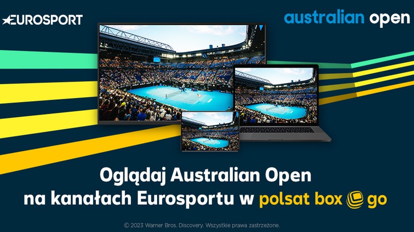 Australian Open 2023 z udziałem Polaków w Polsat Box Go