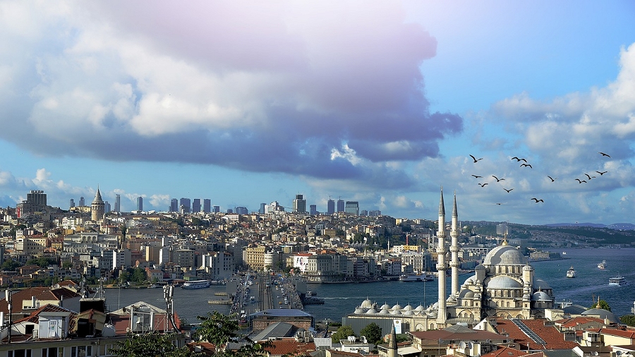 Panorama Stambułu w Turcji. Fot. Max Pixel.